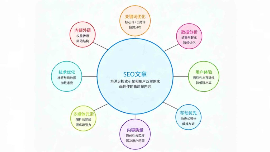 谷歌 seo 内容创作核心结构